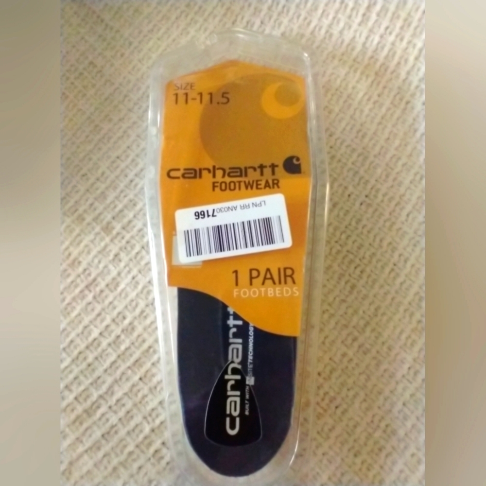 1 Pair Carhartt Insoles 11-11.5 (NEW)